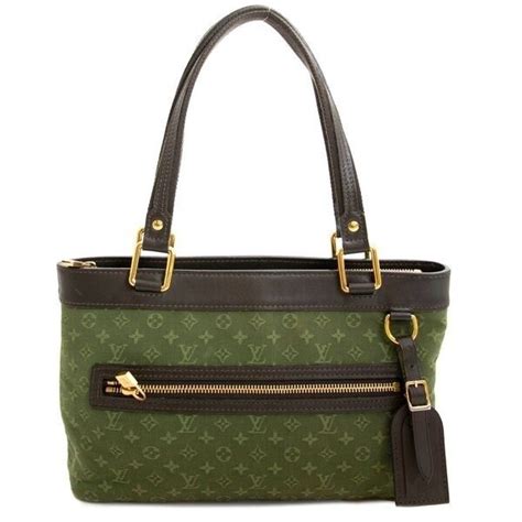 lv olive green bag|olive green leather tote bag.